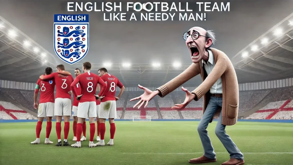 english football team like a needy man meme